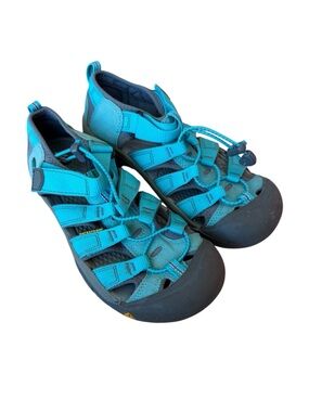 Keen Womens Size 6 Newport Waterproof Hiking Sandals Teal Green Blue Gorpcore